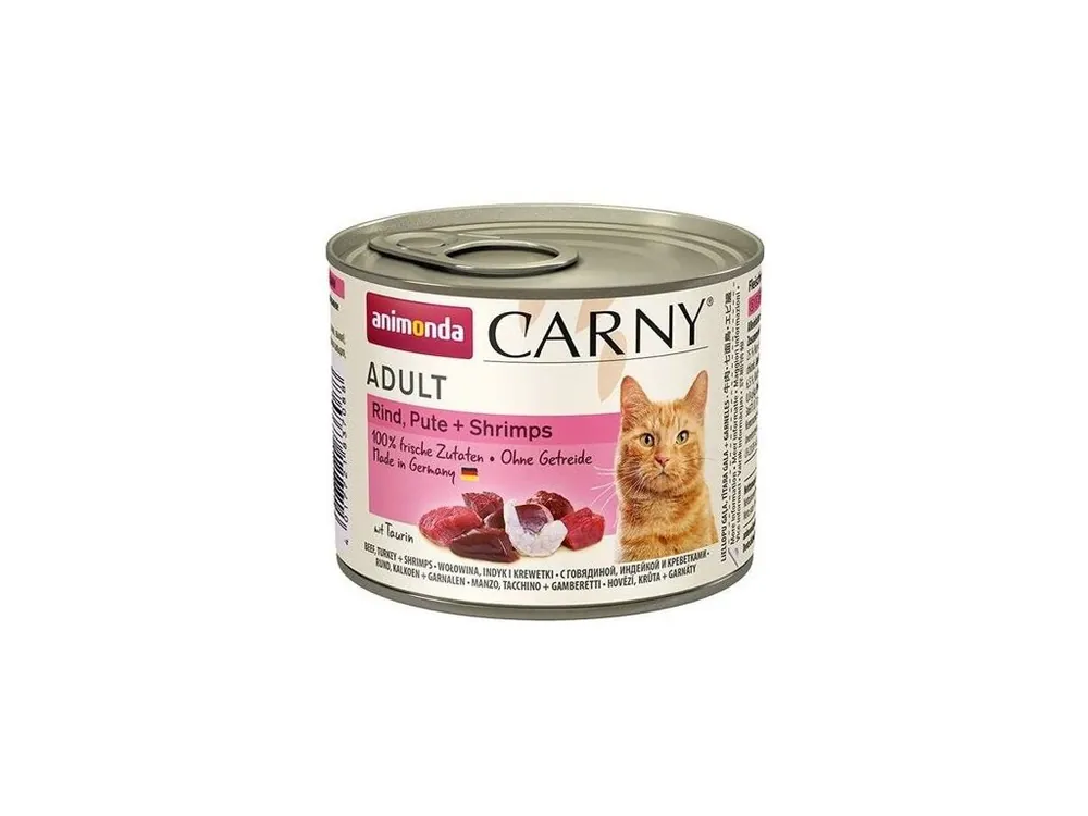 ANIMONDA konzerva CARNY Adult - hovězí, krůta, ráčci 200g Akční Nabídka