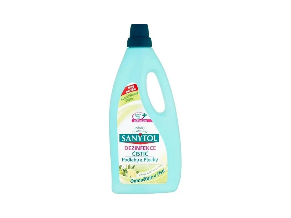 Časově Omezené Sanytol dezinfekce univerzální čistič citron- podlahy 1L