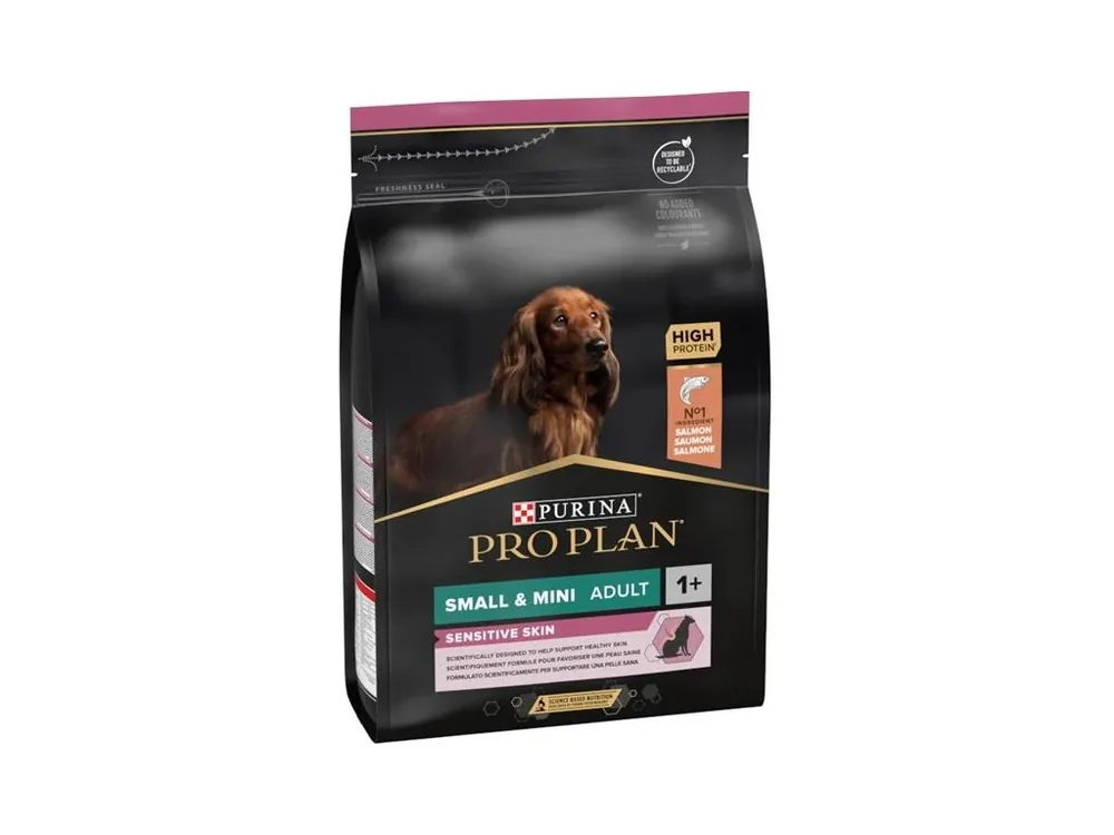 Pro Plan Dog Adult Small & Mini Sensitive Skin losos 3 kg Horká Nabídka