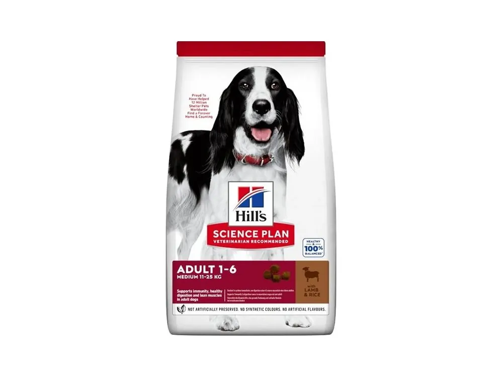 Vysoce Kvalitní Hill‘s Science Plan Canine Adult Medium Lamb & Rice 14 kg