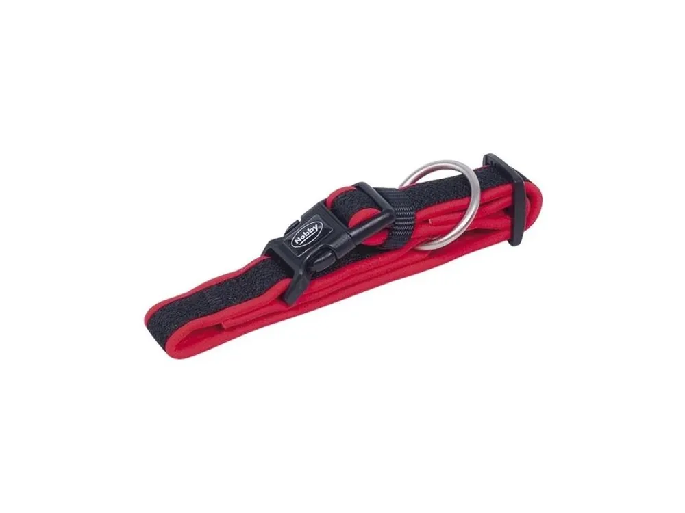Obojek nylon Mesh Preno 25-35 cm x 15-20 mm červený Nobby Zlevněný