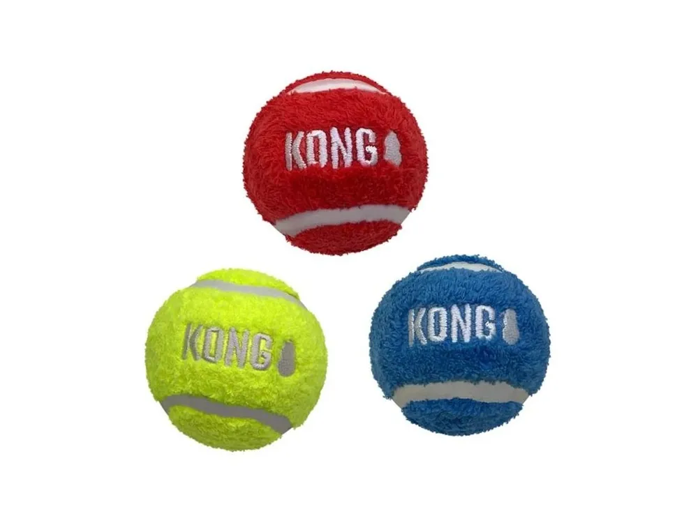 Hračka tenis + plyš KONG Sport® Softies Balls vel. M (3 ks) Cenově Výhodný