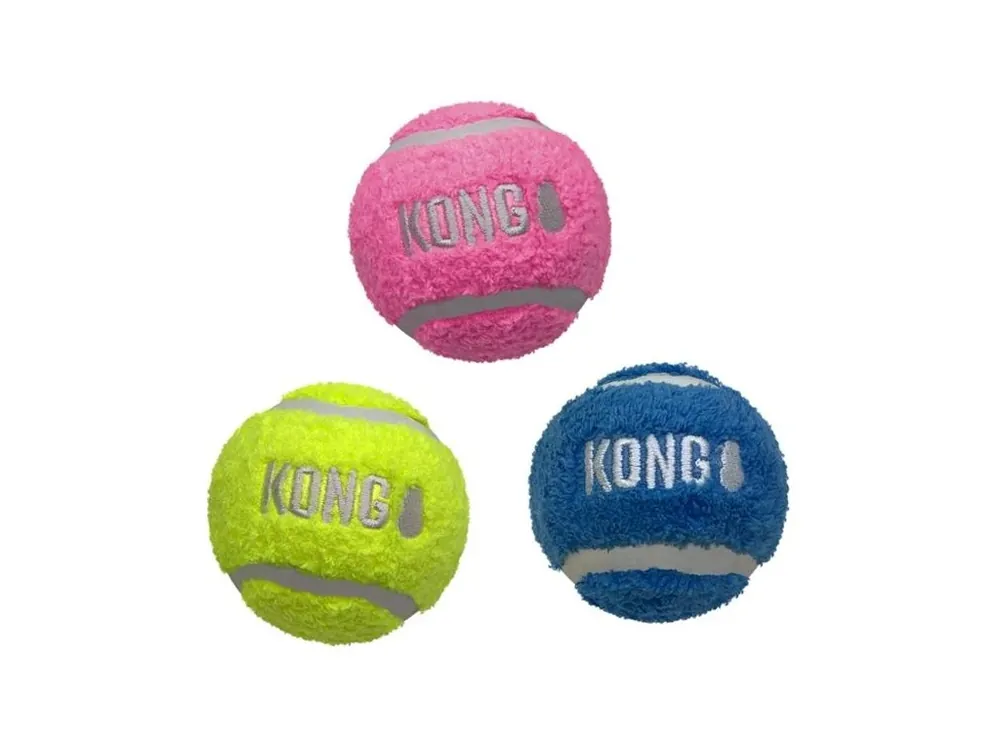 Nejlepší Volba Hračka tenis + plyš KONG Sport® Softies Balls vel. S (3 ks)
