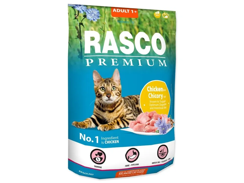 Krmivo Rasco Premium Adult kuře s kořenem čekanky 0,4 kg Časově Omezené