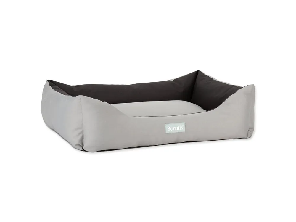 Pelech Scruffs Expedition Box Bed Storm Grey XL 90x70 cm Levný