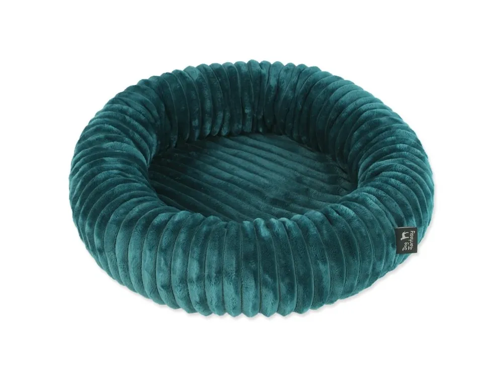 Zlevněný Pelech Dog Fantasy Stripe kulatý smaragdově zelený 50 cm