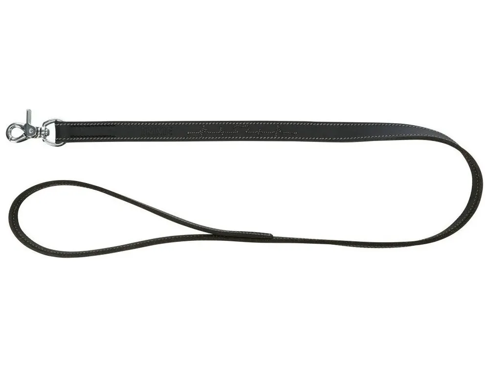 RUSTIC kožené vodítko Heartbeat, M-L 1,00m/20mm, černá Expresní Doručení