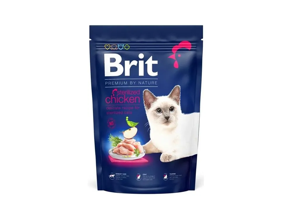 Odeslání Ihned Brit Premium by Nature Cat Sterilized Chicken 1,5 kg