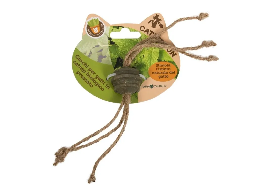 Nejprodávanější Farm Company balonek s jutou pro kočky s catnipem 25cm