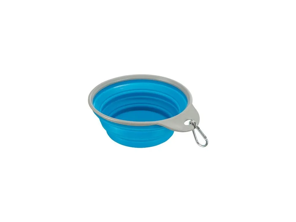 Novinka Cestovní silikonová miska s pevným okrajem 0,5 l/14 cm