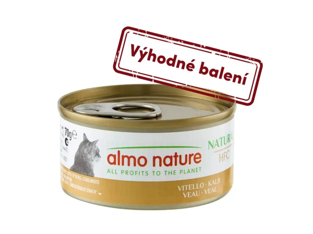 Almo Nature HFC Natural - Telecí 70g výhodné balení 24ks Top Prodej