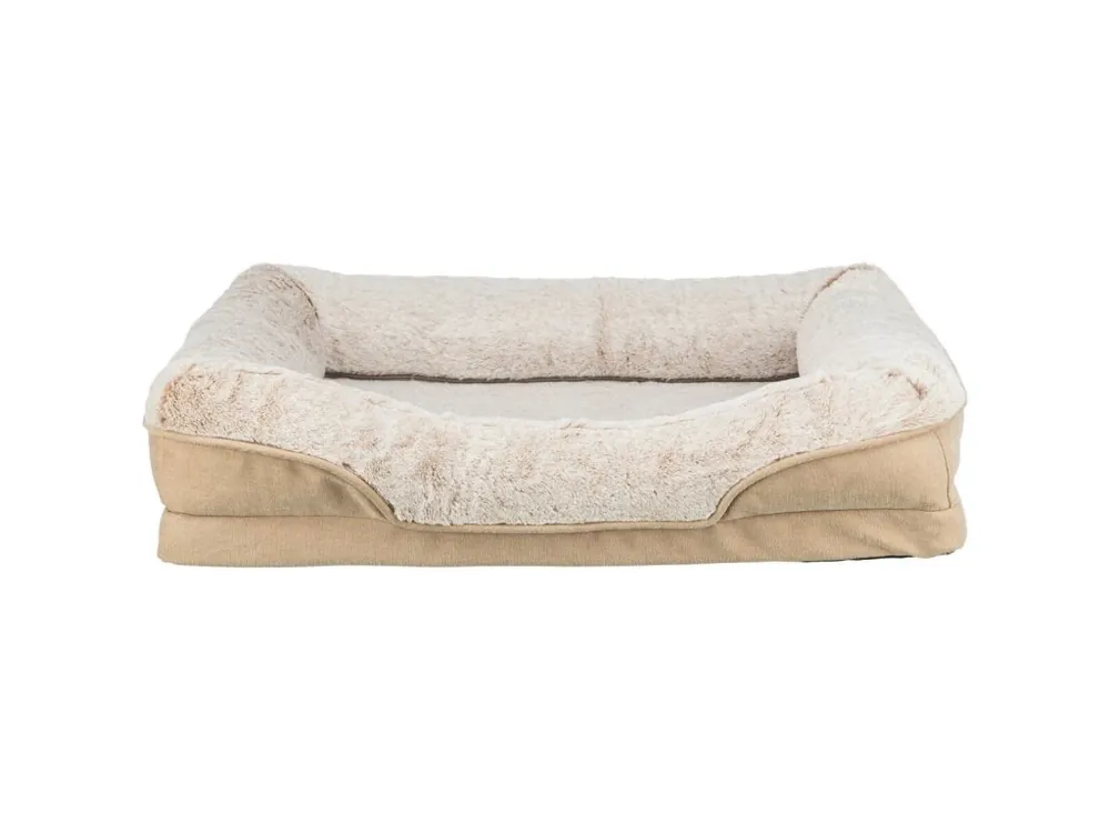 Vrácení Zdarma Vital Bed LINO, ortopedický obdélníkový pelech, béžová