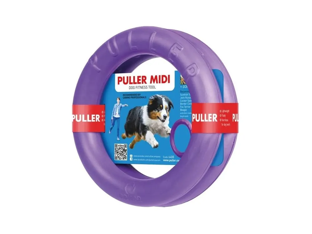 Hračka pěnová guma Kruh Midi Puller průměr 20 cm (2 ks) Expresní Doručení
