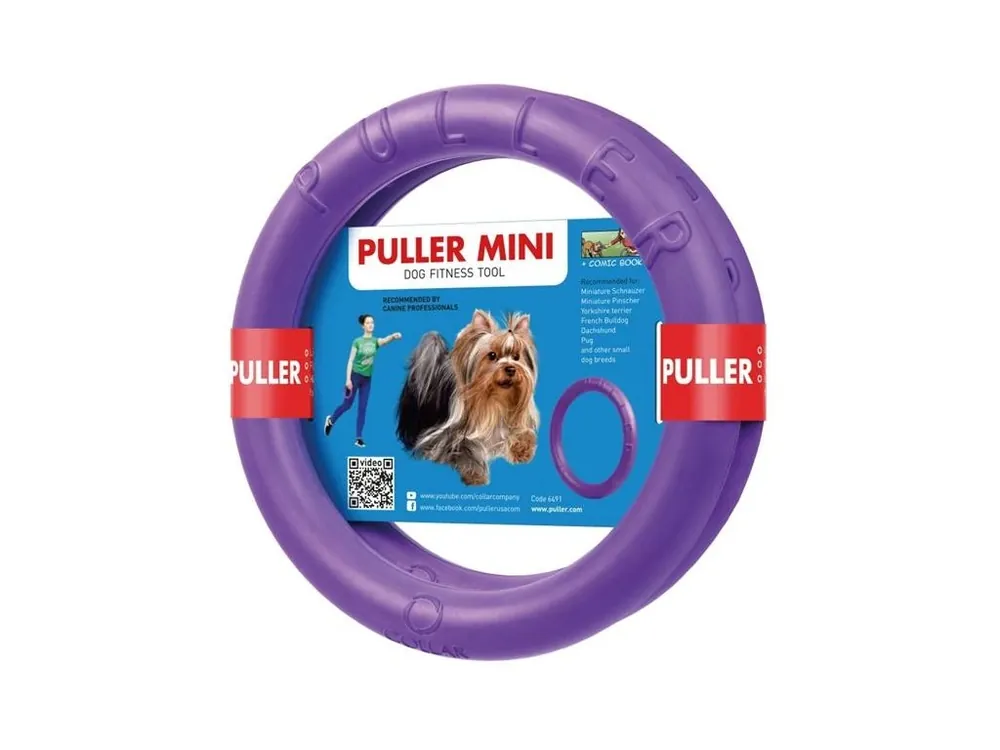 Hračka pěnová guma Kruh Mini Puller průměr 18 cm (2 ks) Vysoce Kvalitní