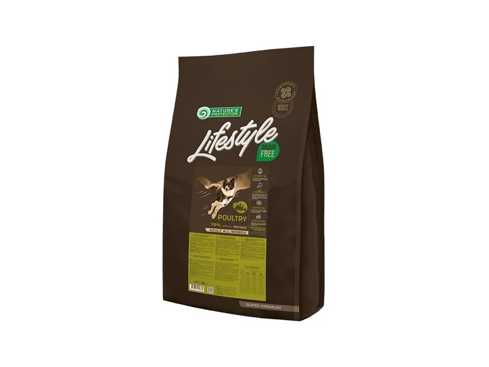 Časově Omezené Nature‘s Protection Dog Dry LifeStyle GF Poultry 10 kg