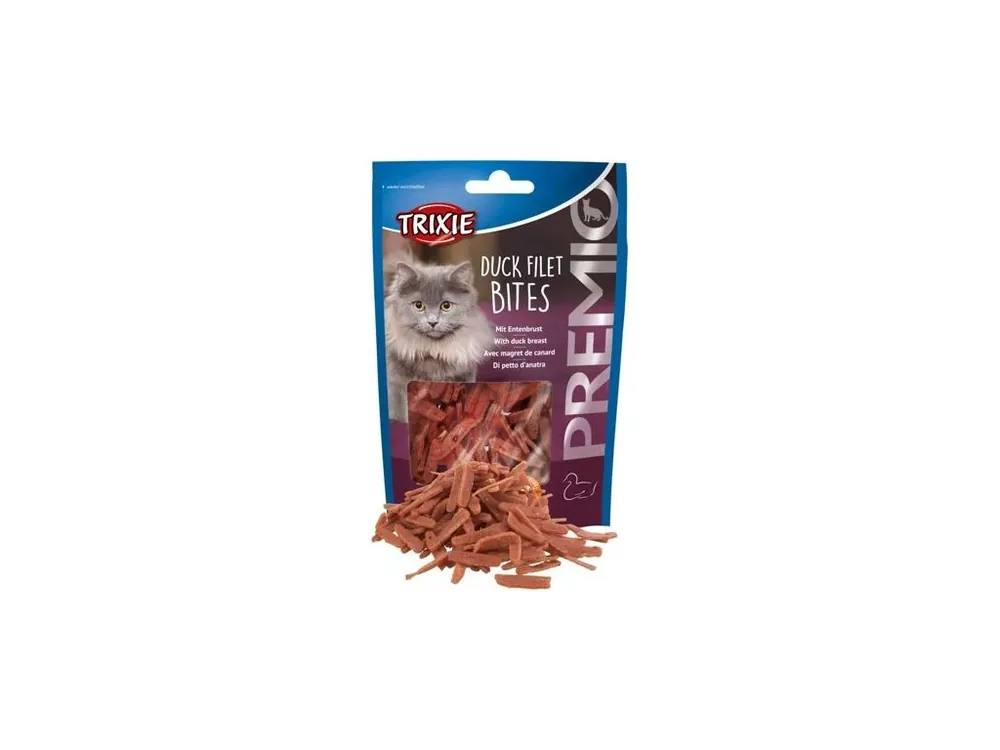 Premio DUCK FILET BITES - kousky kachních prsíček 50 g Ihned K Objednání