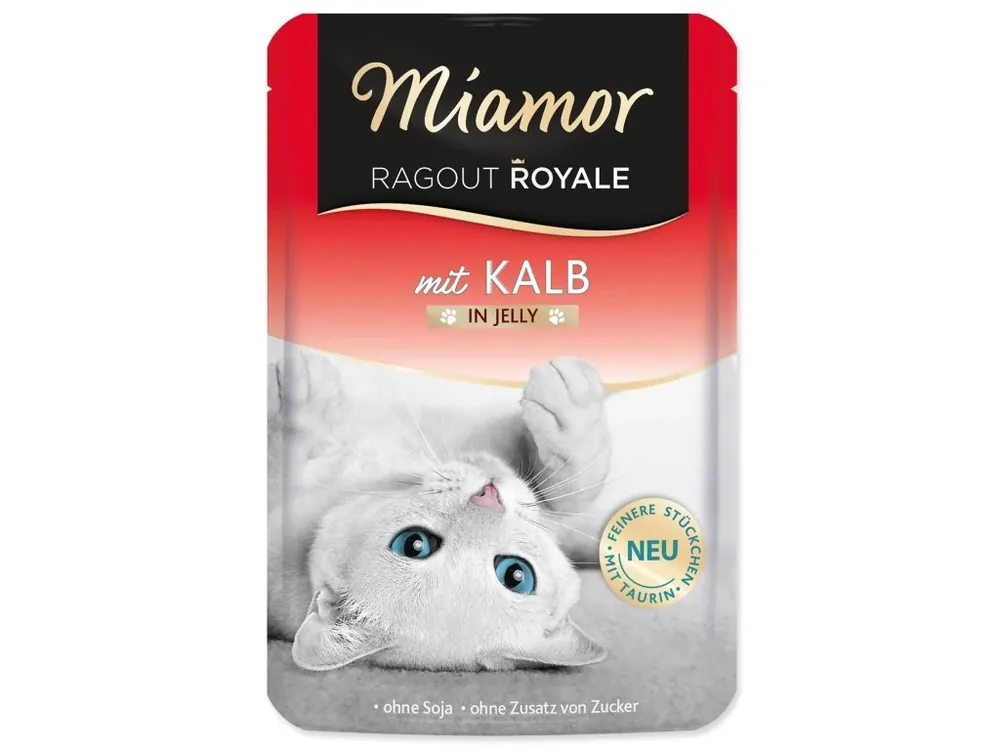 Tovární Cena Kapsička Miamor Ragout Royale Adult telecí v želé 100 g