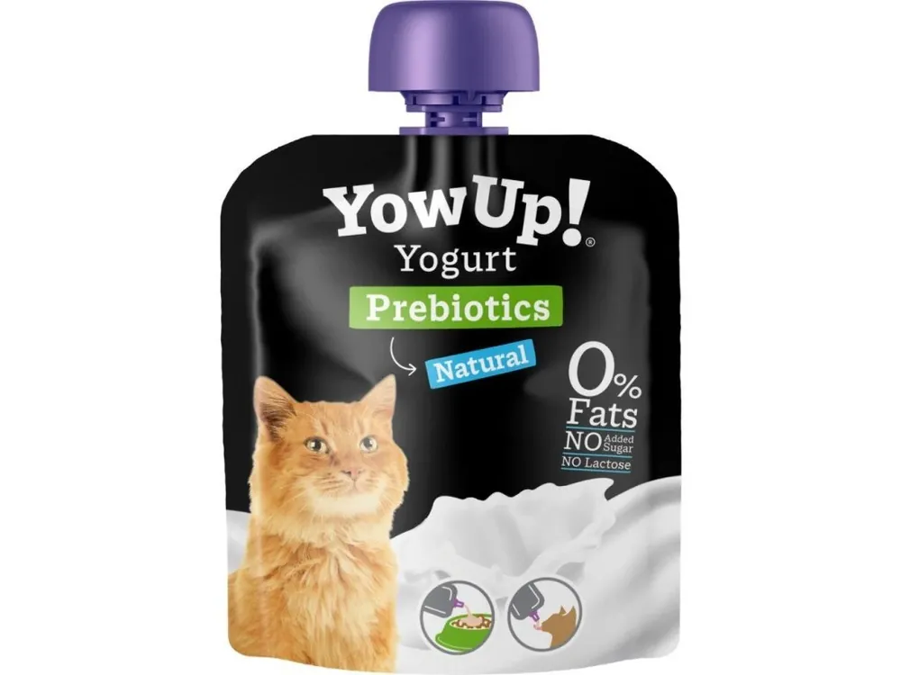 Nová Kolekce YOWUP! jogurtová kapsička PREBIOTICS pro kočky, 85 g