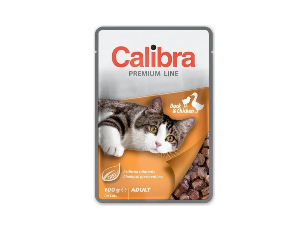 Nízká Cena Calibra Cat kapsička Premium Adult Duck & Chicken 100 g