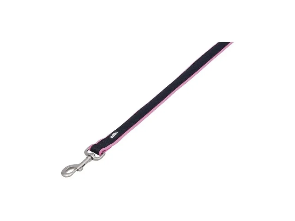 Cenový Hit Vodítko nylon Mesh Preno 120cm x 15-20mm růžové Nobby