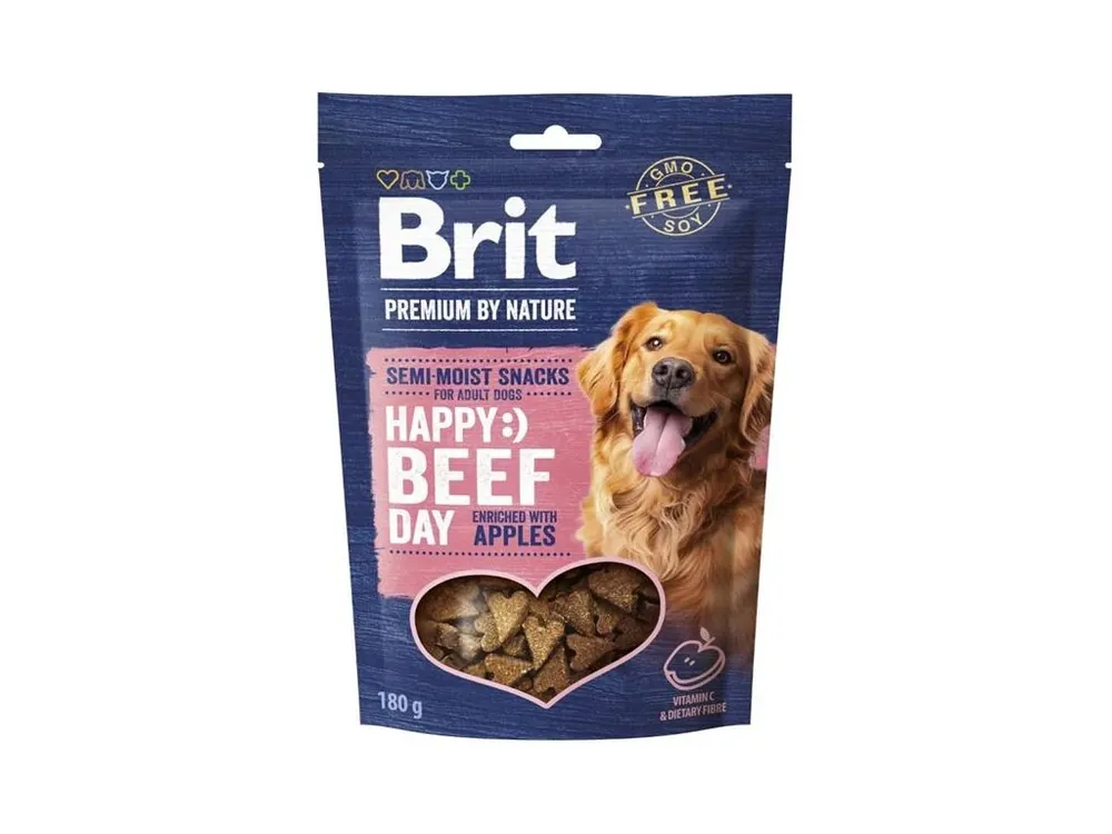 Brit Premium by Nature Dog Semi Snack Beef&Apple 180g Nejlepší Volba