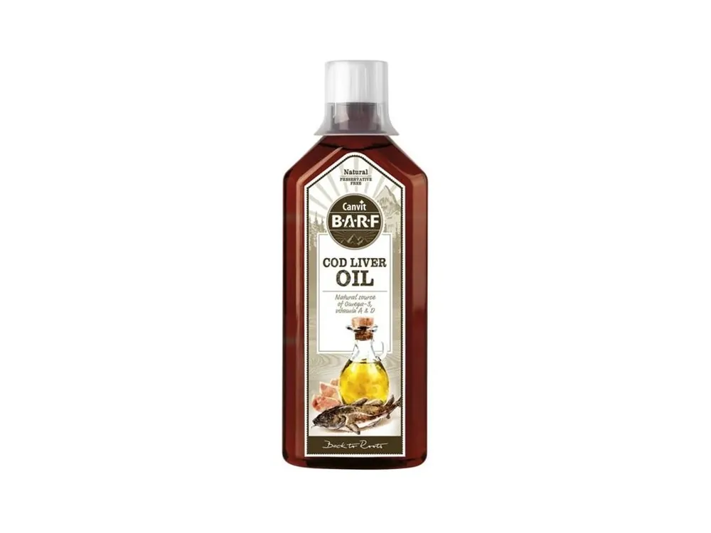 Kup Teď Canvit BARF Cod Liver Oil 0,5 l (olej z norské tresky)