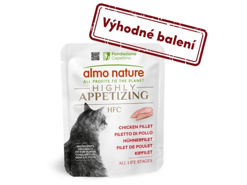 Almo Nature HFC Highly Appetizing - Kuřecí filet 24x50g Akční Nabídka