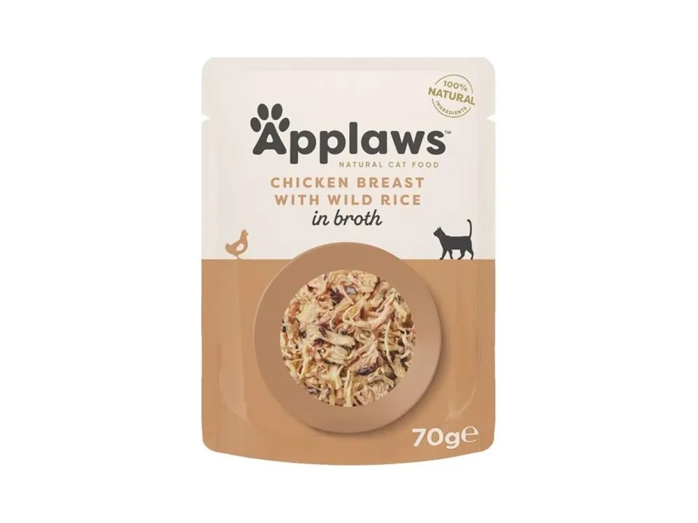 Speciální Cena Applaws Cat kapsička kuřecí prsa a divoká rýže 70 g