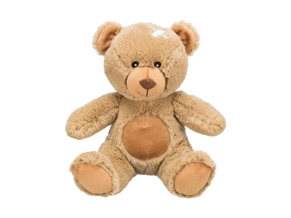 Značkový Be Eco medvěd TEDDY, plyšová hračka se zvukem, 23 cm