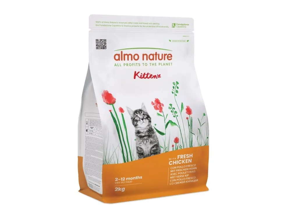 Almo Nature Kitten - pro koťata s čerstvým kuřetem 2kg Akční Cena