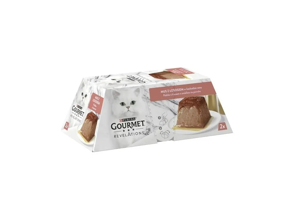 Gourmet Revelations paštika losos s omáčkou 2 x 57 g Hit Sezóny