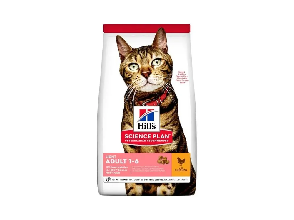 Objednat Nyní Hill‘s Science Plan Feline Adult Light Chicken 10 kg