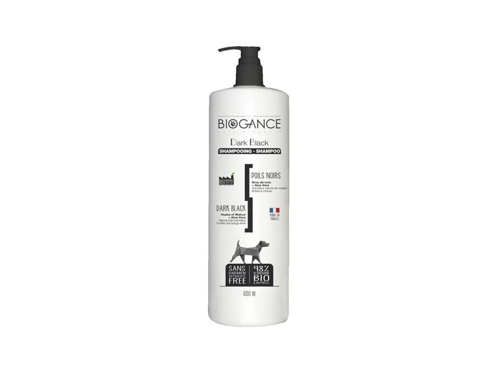 Zlevněný Biogance šampon Dark black - pro černou/tmavou srst 1l