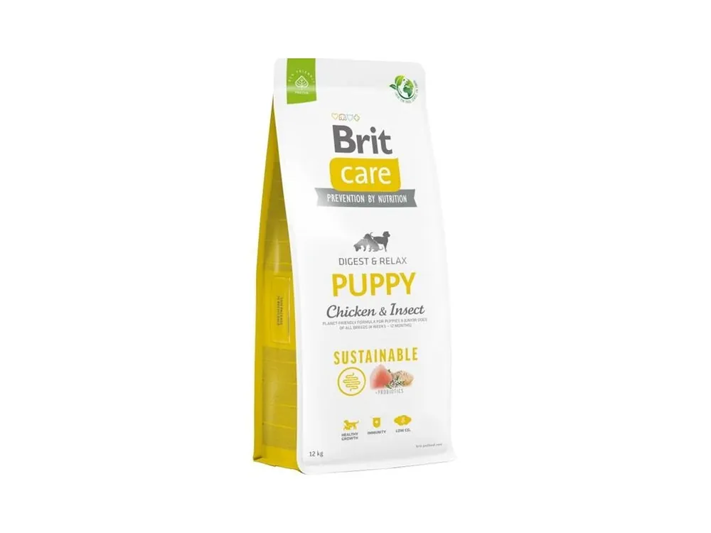 Brit Care Dog Sustainable Puppy Chicken+Insect 12 kg Expresní Doručení
