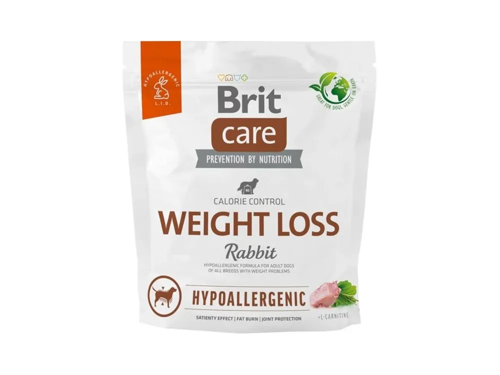 Brit Care Dog Hypoallergenic Weight Loss Rabbit 1 kg Cenově Výhodný