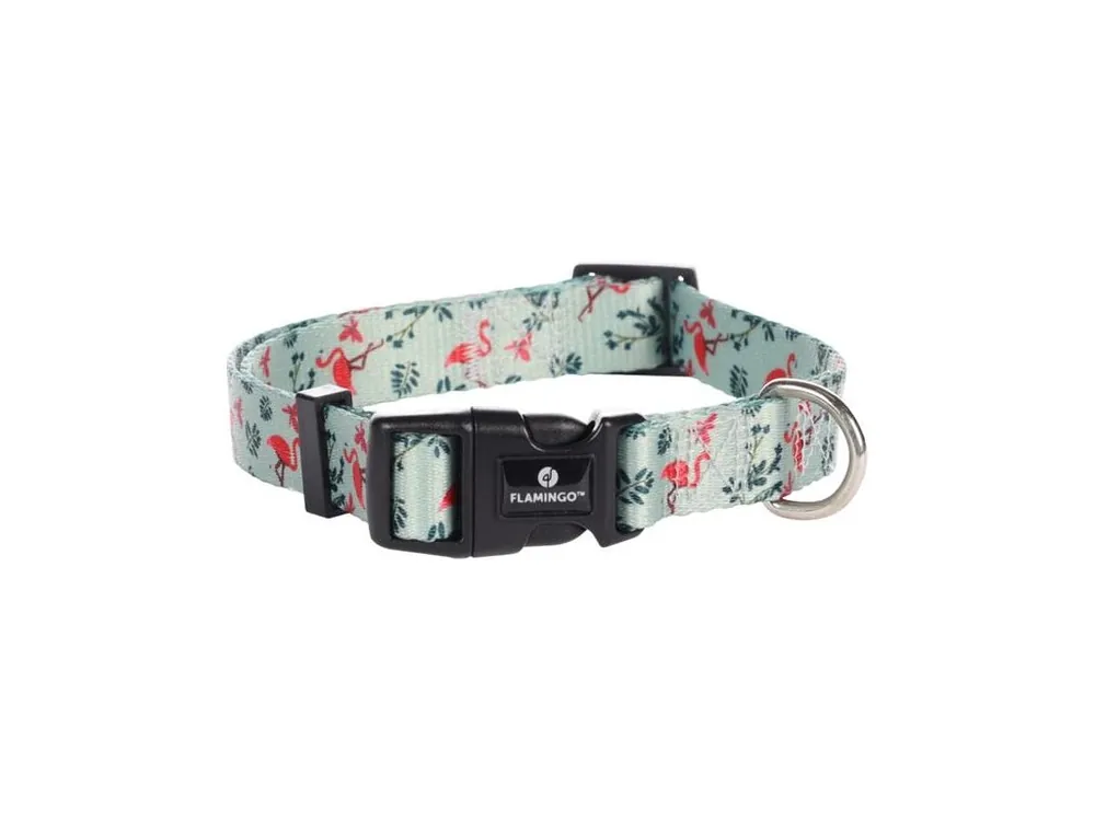 Obojek nylon Samar světle zelený 2x40-55 cm Flamingo Víkendová Akce