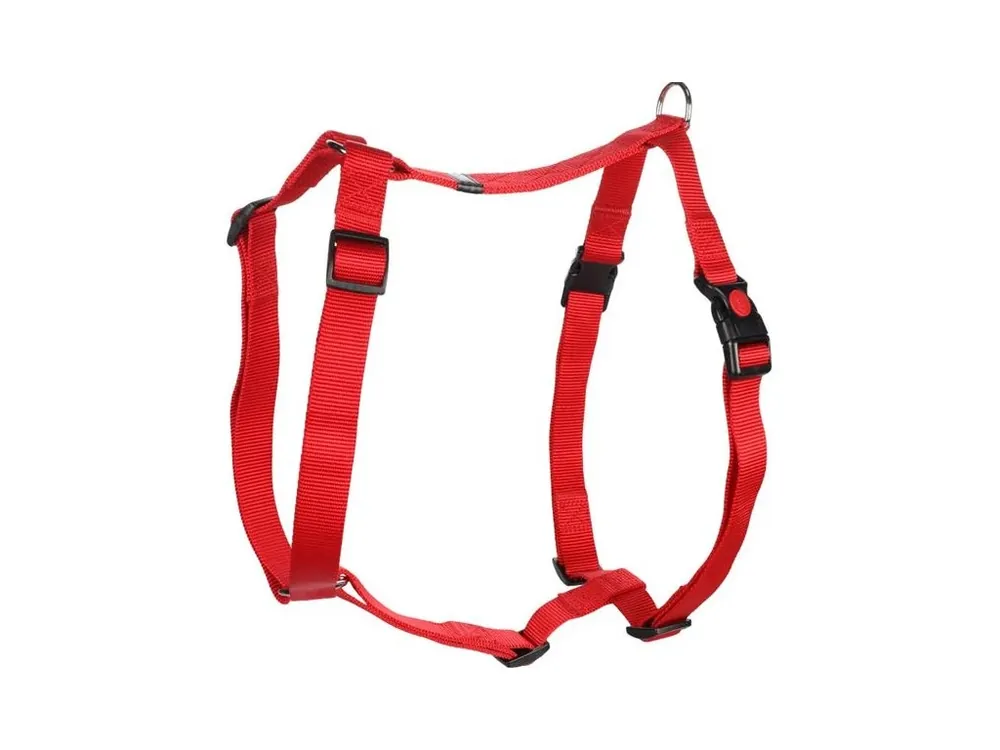 Postroj nylon Ziggi červený XL 2,5x70-110 cm Flamingo Expresní Doručení