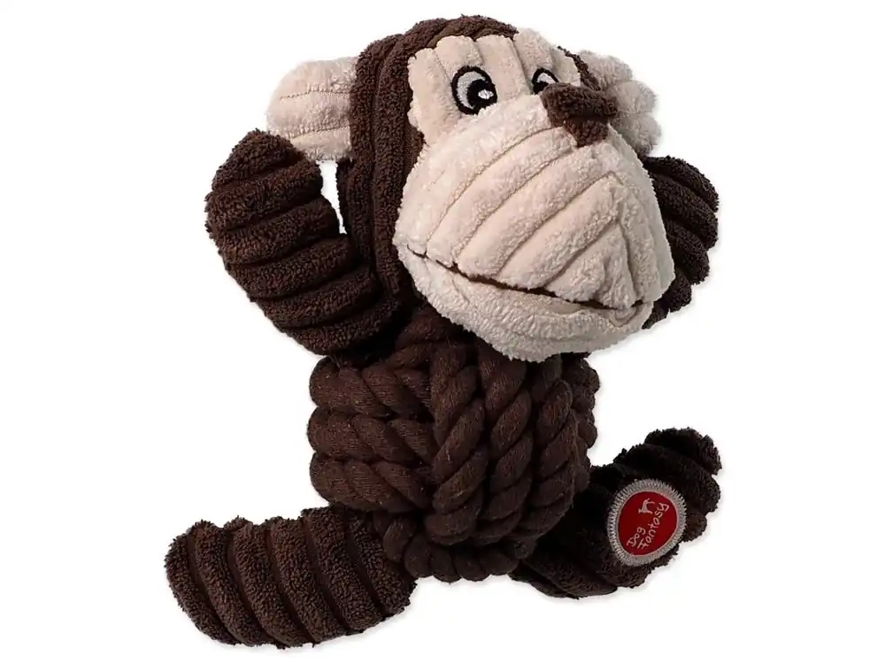 Objednat Nyní Hračka Dog Fantasy Safari opice s uzlem pískací 18 cm