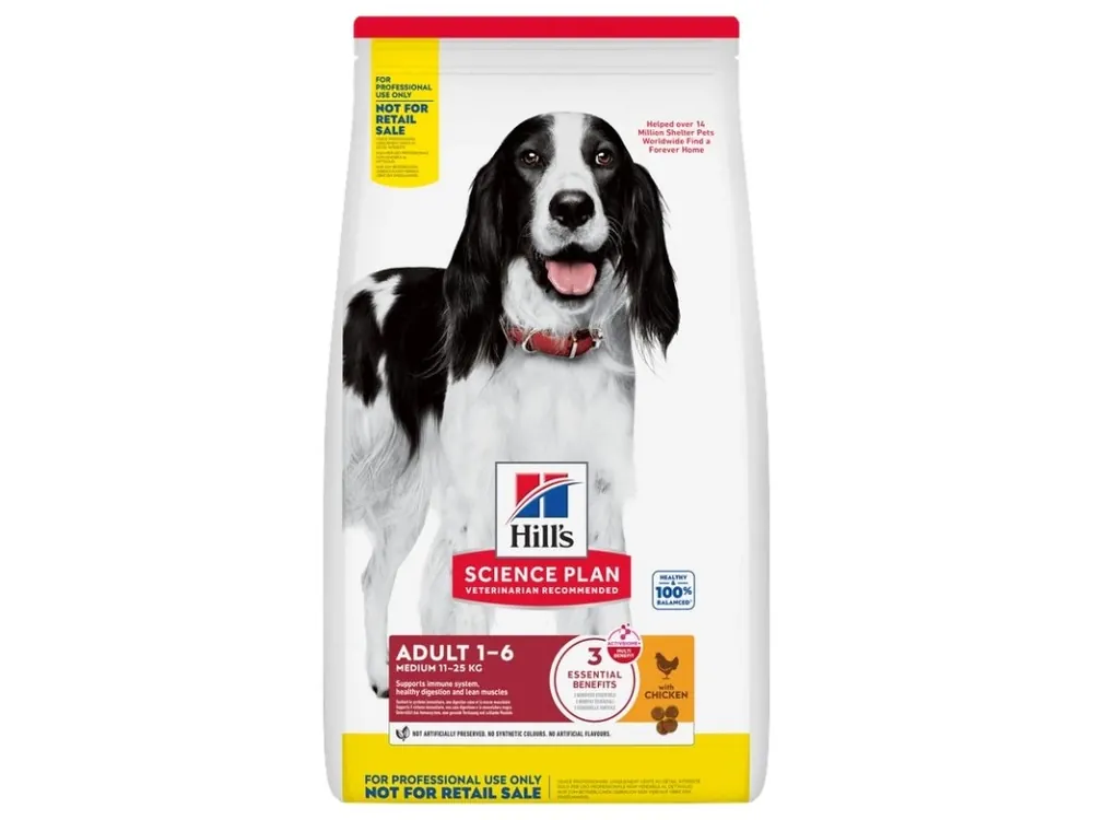Koupit Online Hill‘s Science Plan Canine Adult Medium Chicken 6 kg