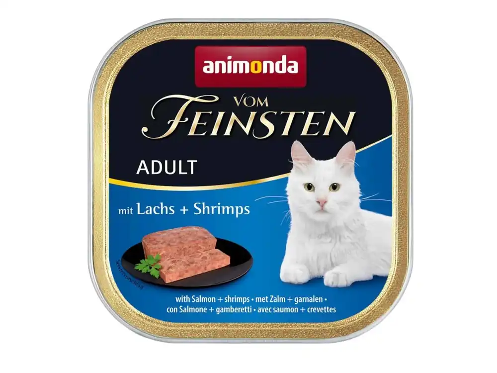 ANIMONDA paštika ADULT - losos, garnát pro kočky 100 g Tovární Cena