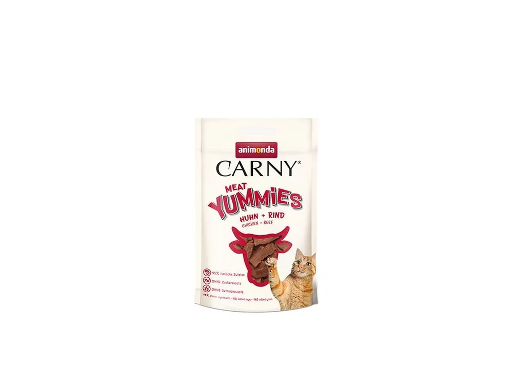 Nejprodávanější ANIMONDA Carny Adult Meat Yummies - kuře + hovězí 50 g