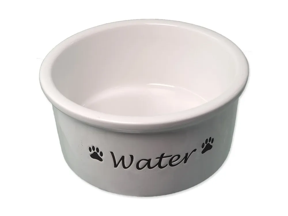 Miska Dog Fantasy keramická bílá Water 15x7cm, 600ml Přímo Od Výrobce