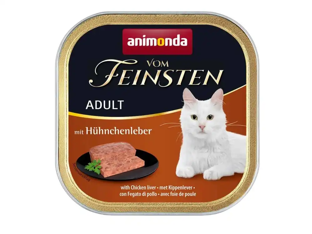 ANIMONDA paštika ADULT - kuřecí játra pro kočky 100 g Cenová Bomba