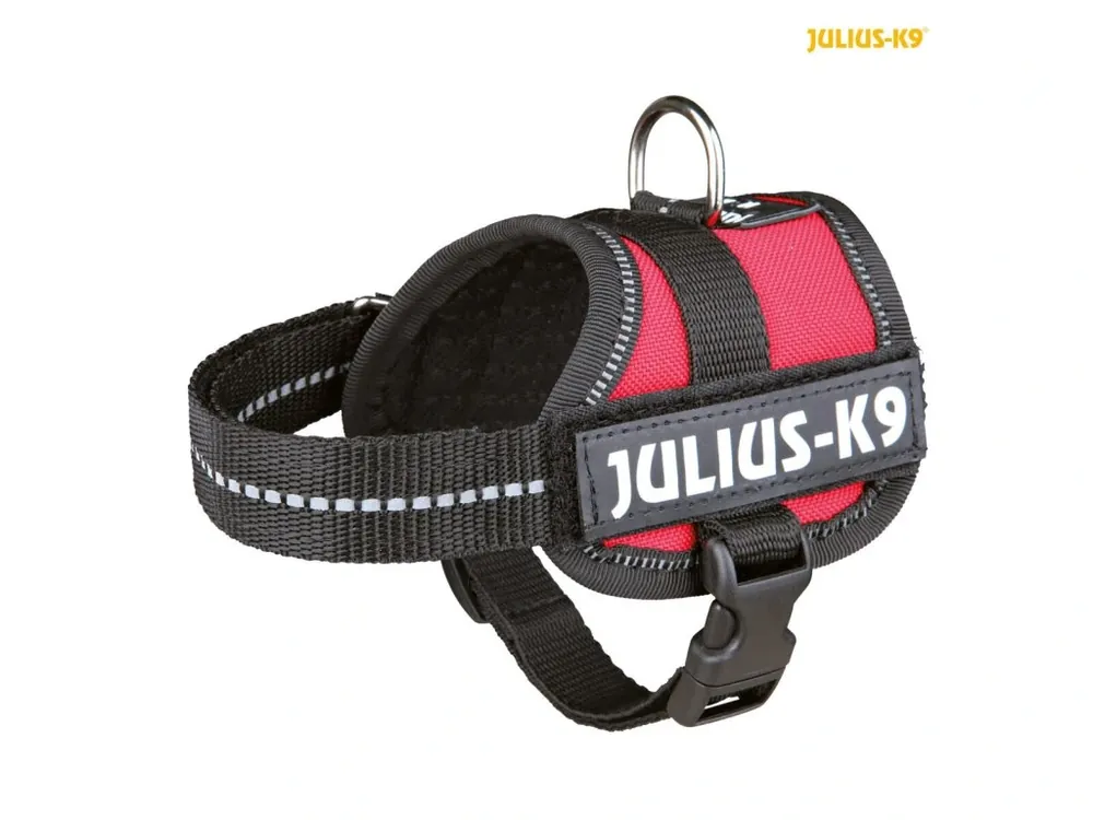 Julius-K9 silový postroj Baby 1/XS 30-40 cm, - červený Přímo Od Výrobce