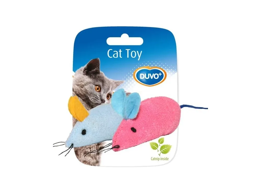 Hračka cat textil Myš mix barev Duvo+ (2 ks) 6x5x3 cm Nakupujte Hned