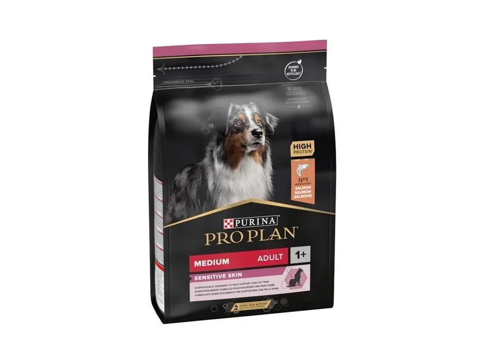 Pro Plan Dog Adult Medium Sensitive Skin losos 3 kg Super Cena