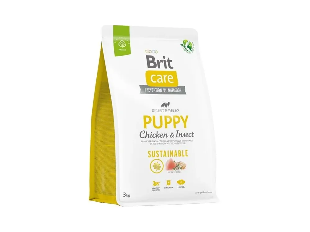 Brit Care Dog Sustainable Puppy Chicken+Insect 3 kg Vrácení Zdarma