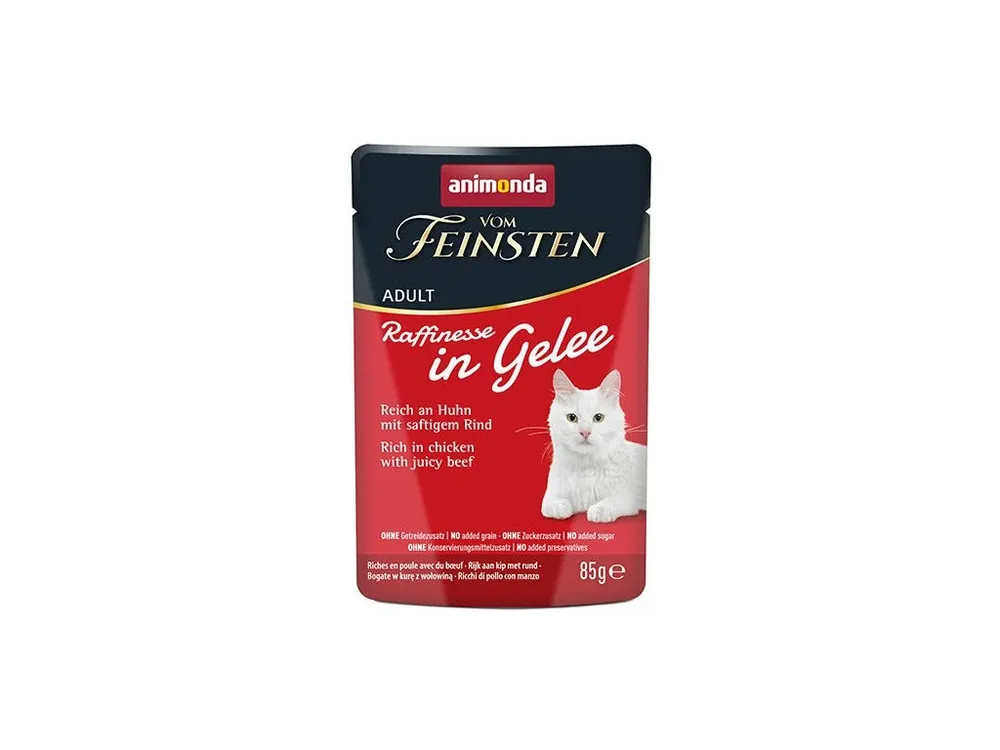 Přímo Od Výrobce ANIMONDA VF Raffinesse in Jelly - kuře a hovězí, 85 g