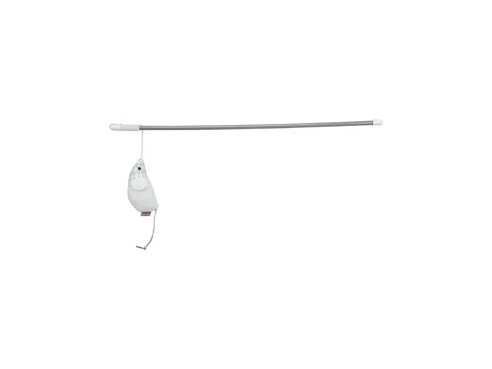Nakupujte Hned Hrací prut s myškou, 46 cm, catnip, plast/polyester