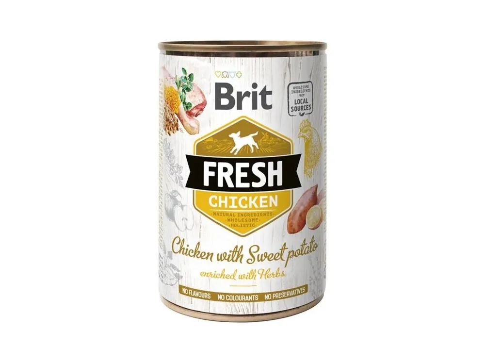 Brit Fresh konzerva Chicken with Sweet Potato 400 g Vysoce Kvalitní